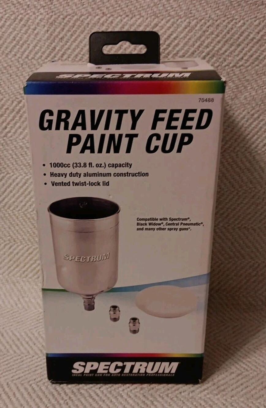 Gravity Feed 1 L Aluminum Cup For Paint Or Primer